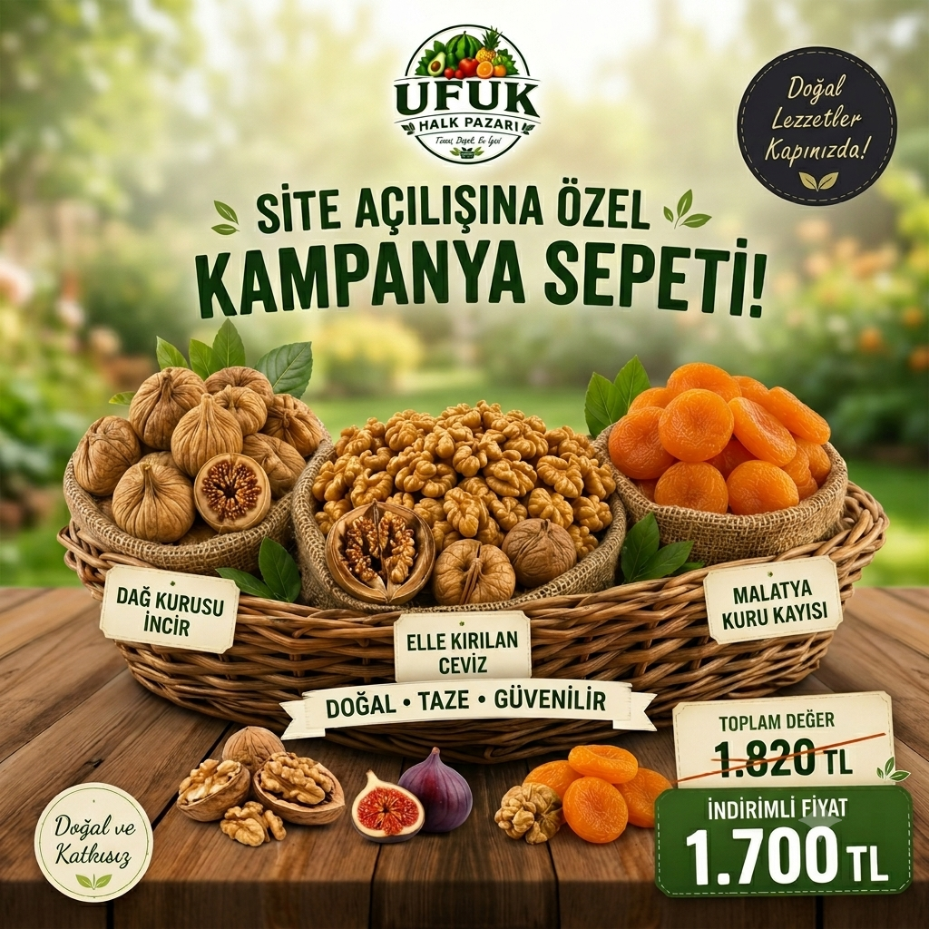 Açılışa Özel Üçlü Kampanya Sepeti | 1 Er Kg